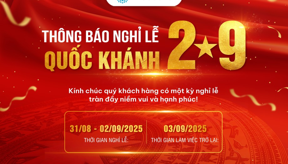 Viện Nghiên cứu Mescells thông báo lịch nghỉ lễ quốc khánh 2/9/2025